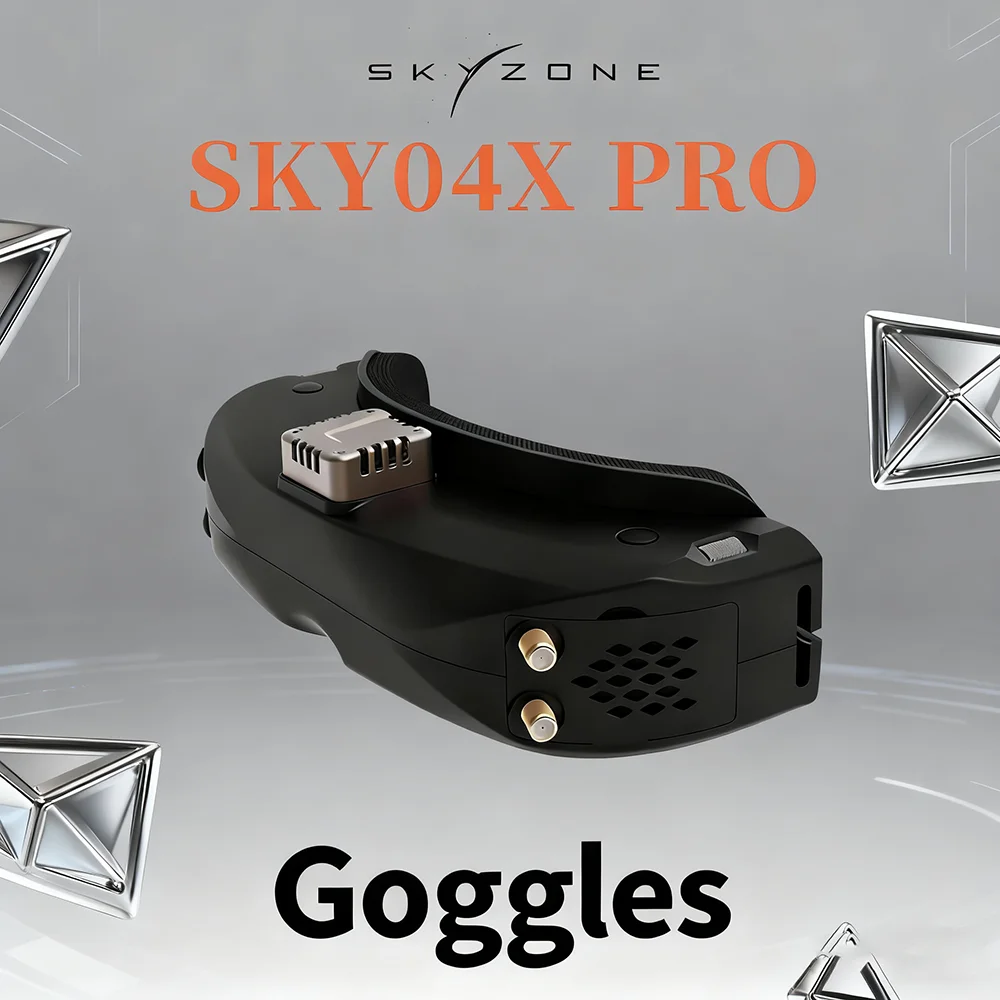 نظارات SKYZONE 04X PRO FPV 1920x1080 شاشة OLED عالية الدقة مع جهاز تعقب الرأس ومروحة DVR 5.8G 48CH جهاز استقبال Steadyview لطائرة FPV بدون طيار