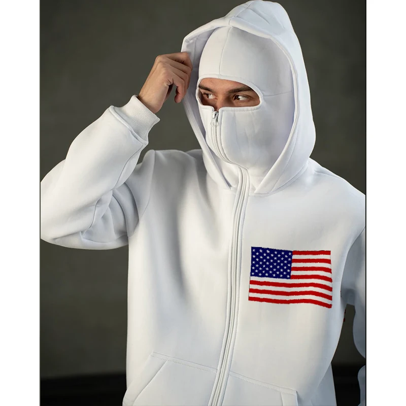 American Hoodie Extra Large White Sweatshirt Men's Hoodies Women's Hoodies Spring And Autumn Leisure Hoodies Sweatshirts