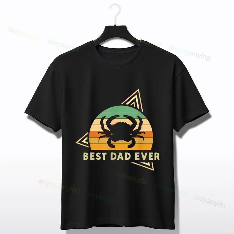 Best Crab Hunter Ever Funny Crabbing Hunting Fishing T-Shirt 100% Cotton Short Sleeve Machine Washable Tshirt Sports Tee