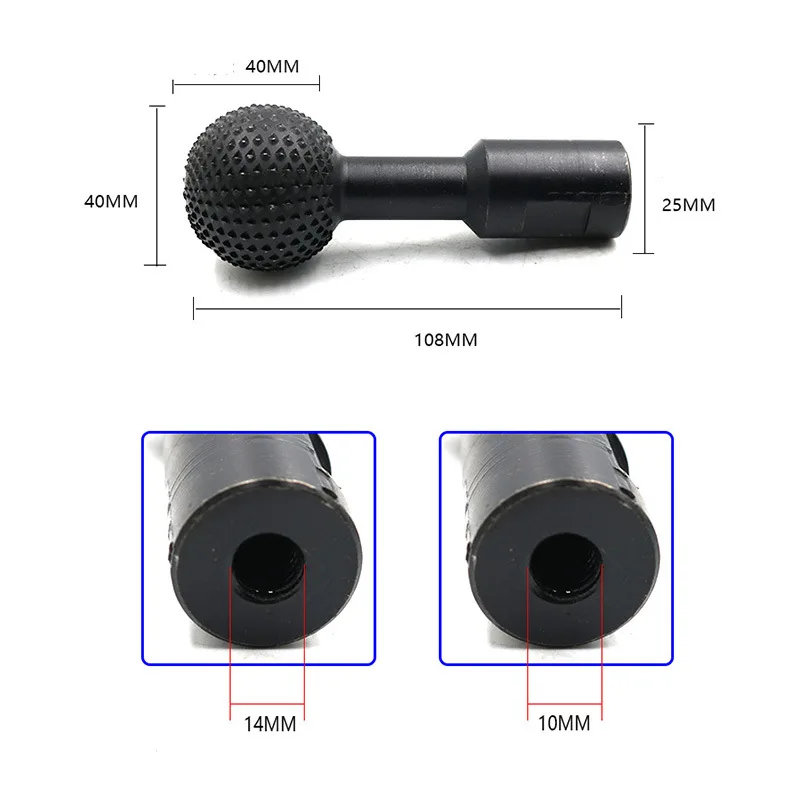 Spherical wood groove carving knife, engraving grinding head angle grinder