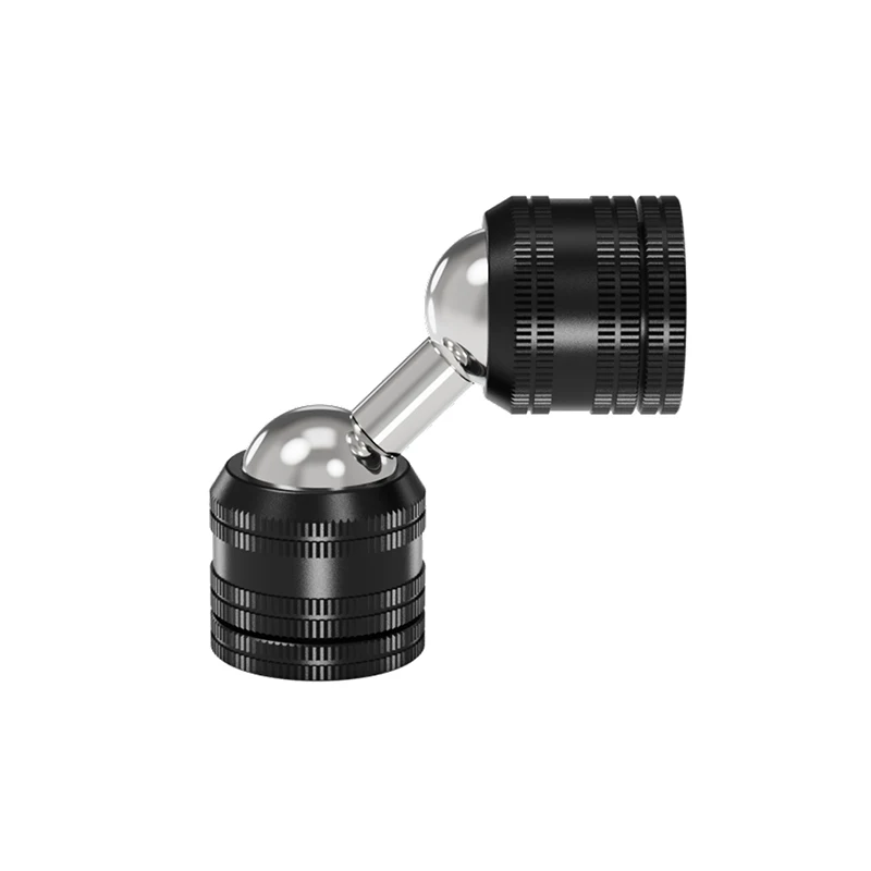 محول تركيب قابل للتعديل برأس كروي مزدوج مع برغي 1/4 لـ Gopro Here 13 12 لـ Insta360 لحامل كاميرات الحركة DJI Osmo