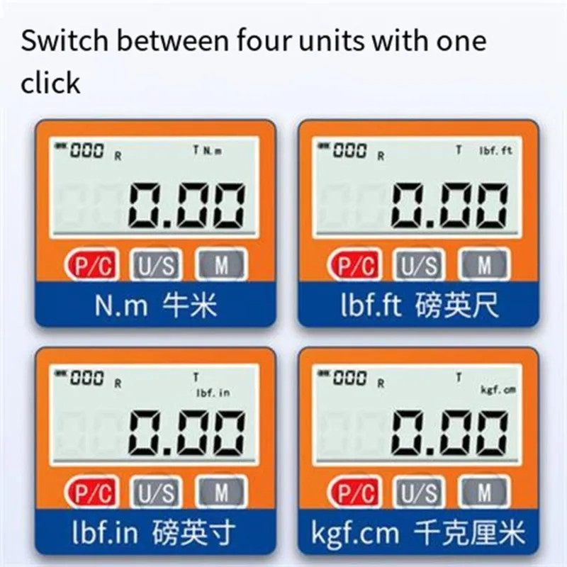 T21C Stainless Steel For Automotive Screw Tightening-Wrench-SMN-10N Mini Digital Torque Tool