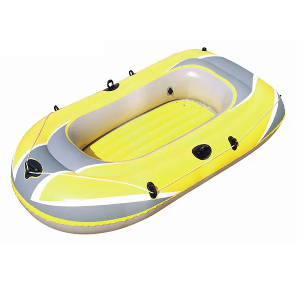 

61064 2.28mx1.21m Outdoor Thickened Inflatable Raft 2-Adults 90"x48" Plastic Fishing Boat