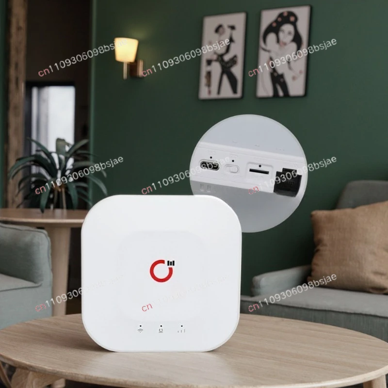 4G pocket WiFi6 MT30 portable wifi cable plug-in card 2-in-1 4000mAh router RJ45