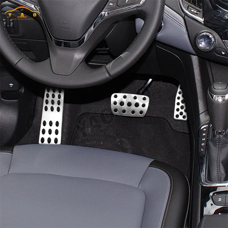 دواسات السيارة الغاز الفرامل الراحة غطاء مراتب مضاد للماء عالي الجودة لشروليه كروز تراكس ماليبو لأوبل موكا 2013-2015 مسند القدم وسادة الدواسة