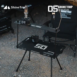Camping IGT Tactical Table with Accessories Portable Lightweight Multifunctional Folding Aluminum Alloy Outdoor Table Adjustable