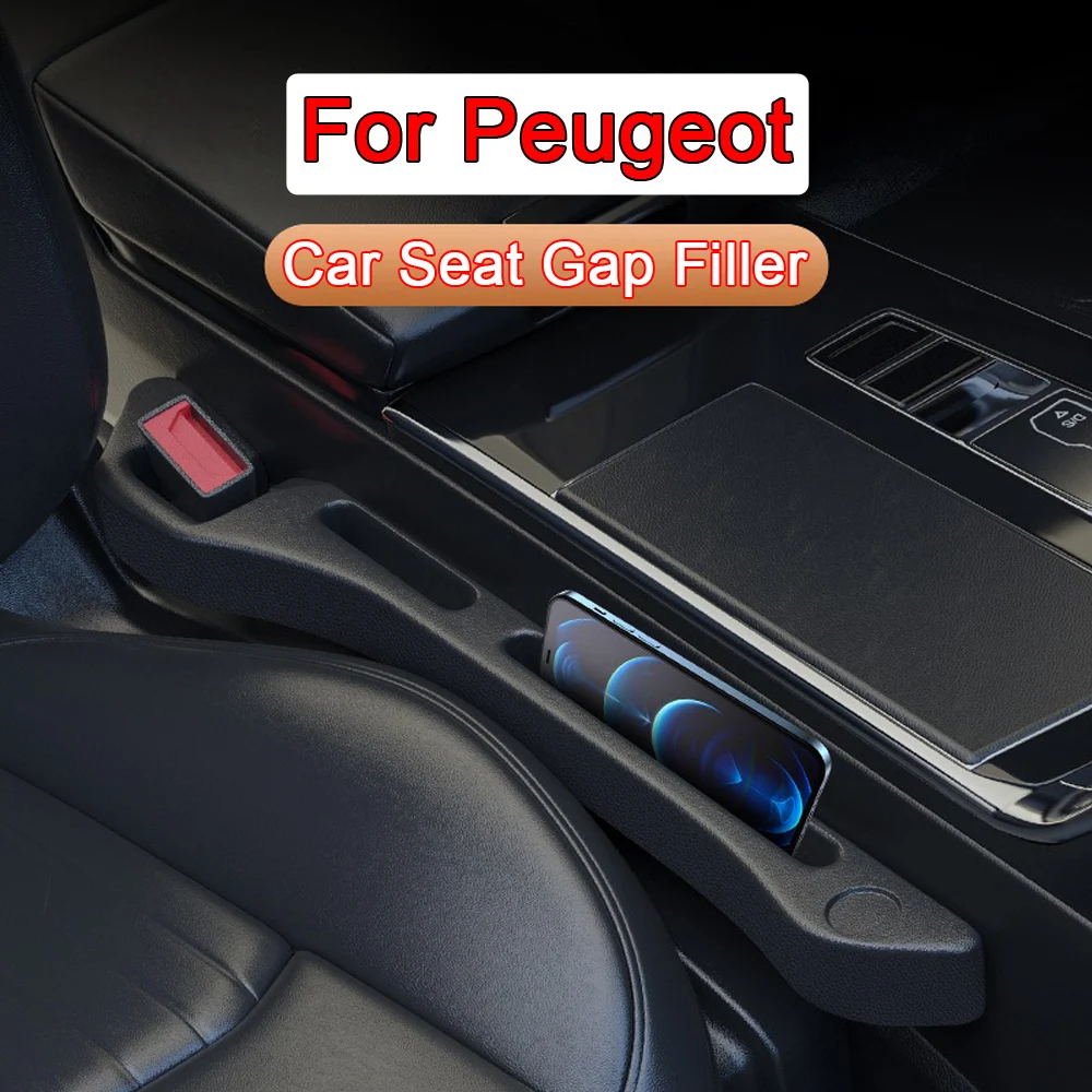 Car Seat Gap Plug Strip Side Seam Gap Filler Leak Proof Seat Gap Storage For Peugeot 107 208 3008 308 508 408 2008 307 4008 5008