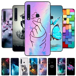 For Samsung A9 2018 Case NEW TPU Silicone Shockproof Cat Phone Cover For Samsung Galaxy A9 A7 2018 A 9 A920 Funda Printing Soft