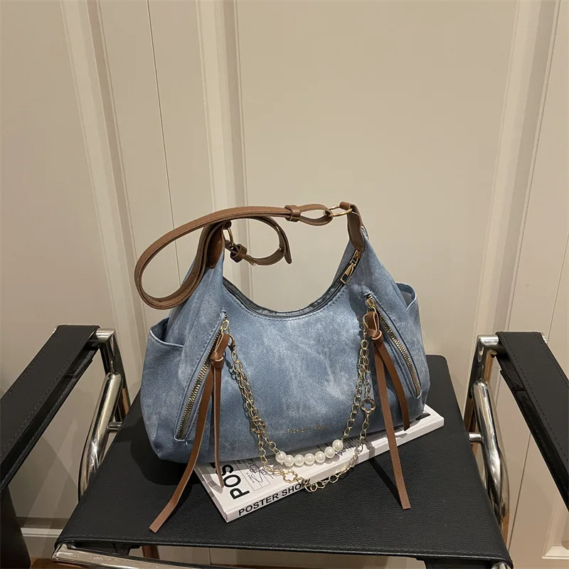 

2025 New autumn and winter shoulder bag women's fashionable and trendy large capacity handbag for women