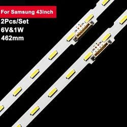 2 Stks/set 462Mm Led Backlight Tv Reparatie Voor Samsung 43Inch V8N1-430SM0-R0 UE43NU7100 UA43NU7100 UA43NU7090 UA43NU7400 UE43N5500