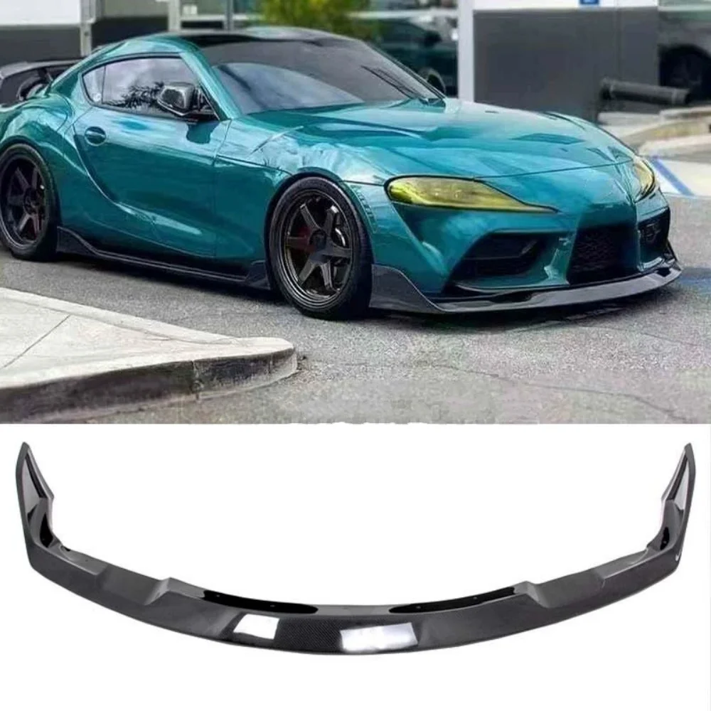 

Carbon Fiber Front Lip Shovel Assembly For Toyota Supra A90 Modified New Style Surround Auto Accessories