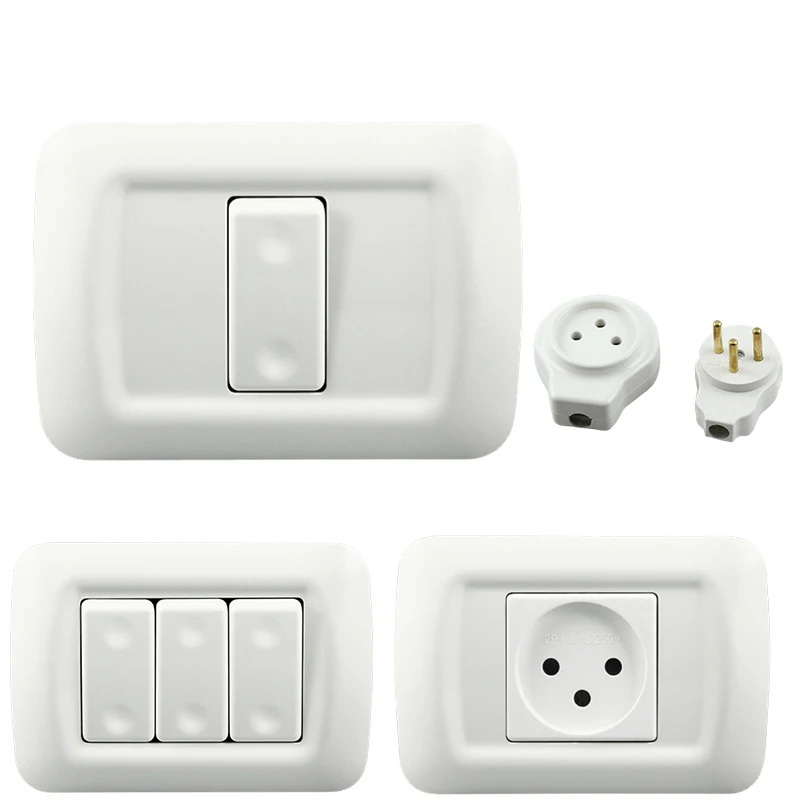 

Israel Standard Power Outlet Adapter Wall Light Switch Home Office Power Plug 118mm