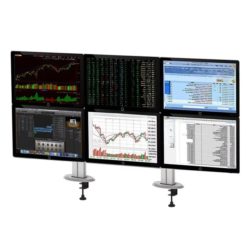 High-quality aluminum alloy computer bracket office desktop bracket, a variety of combinations to choose from