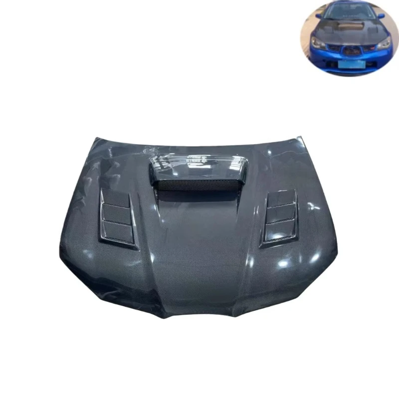 

Carbon Hood for Subaru Impreza WRX/STI 9th Engine Cover Real Carbon Fiber Car Hood Bonnet Cover 2006-2007