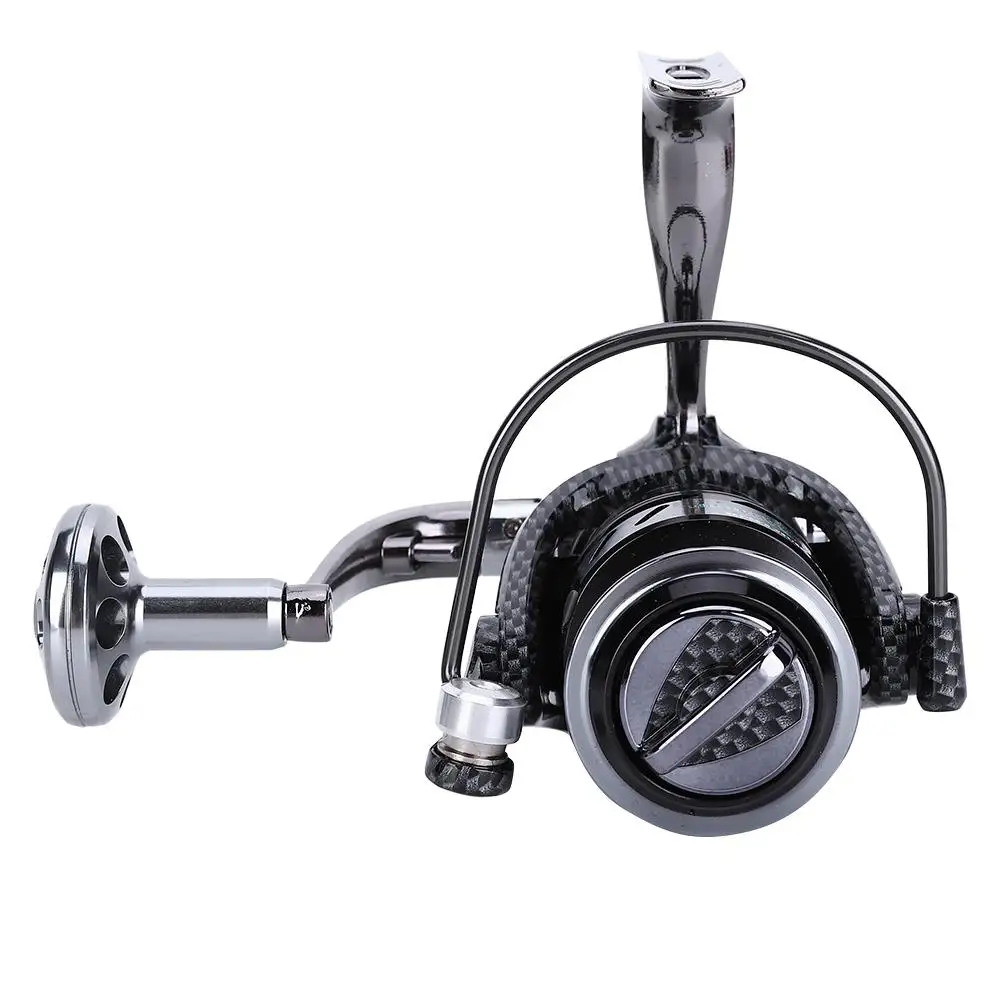 13+1 Bearings 5.5:1 Metal Fishing Reel - Lightweight Folding Arm Saltwater Spinning Wheel for Left/Right Hand