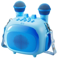 New Bluetooth Speaker Portable Mini Home Karaoke Speaker with Integrated Dual Audio Microphone Wireless Karaoke System for Kids