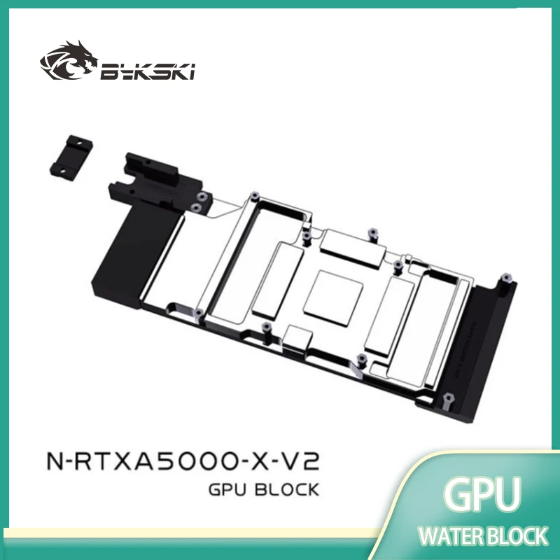 

Bykski N-RTXA5000-X-V2 GPU Water Block , for Leadtek RTXA5000 Liquid Cooler Graphics Card Water Cooling Radiator/Dense Waterways