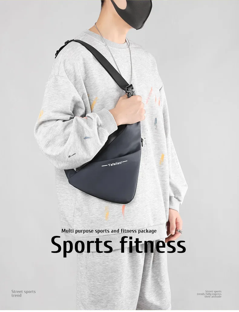 Men ultra thin chest bag anti theft Crossbody Bags small shoulder bags for men outdoor sport bag men cell phone bag가방 chest bag