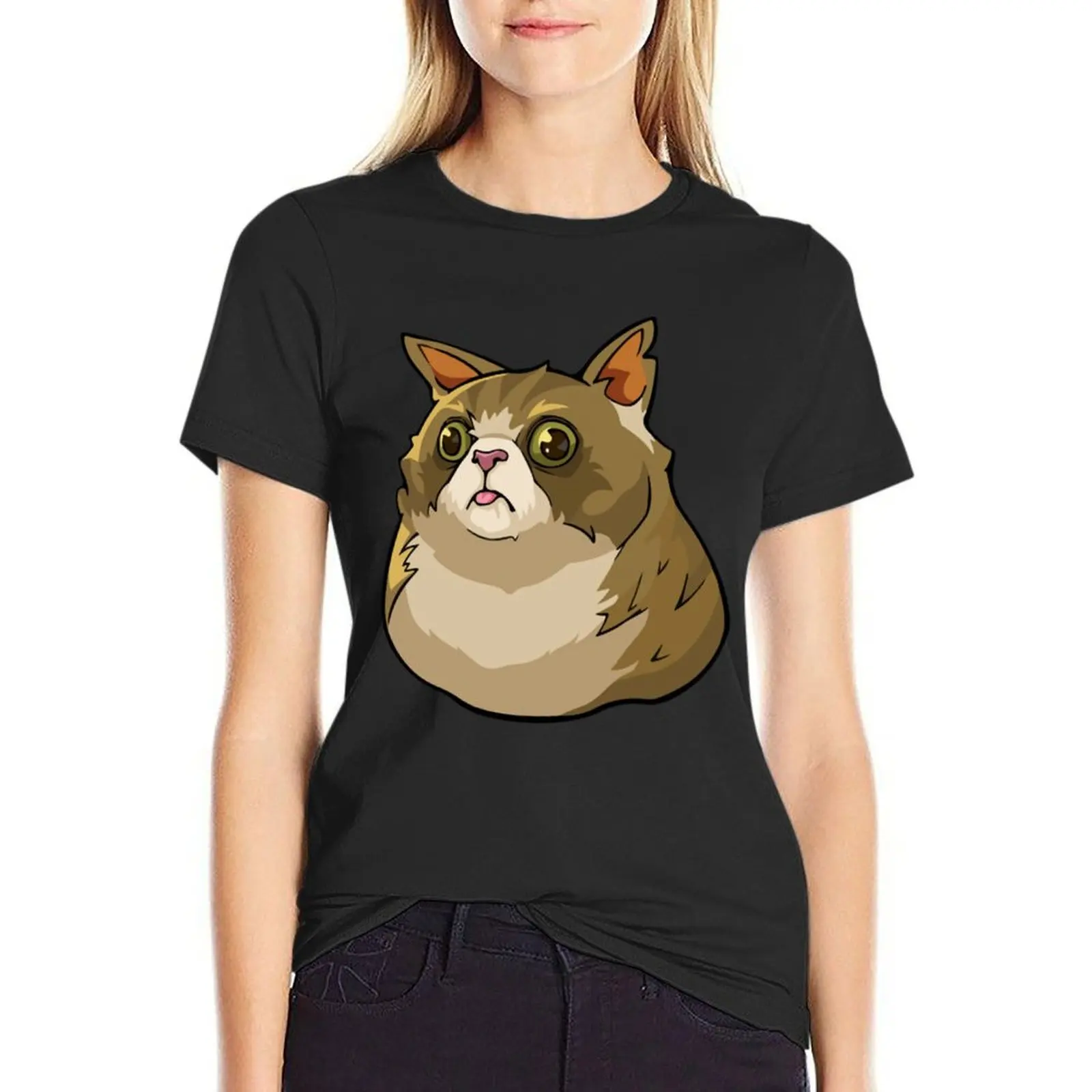 

Excuse Me Cat Spray T-Shirt female tops summer tops Summer Women's clothing
