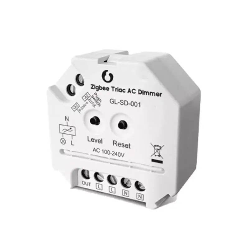 

Y43A-Zigbee3.0 Home Smart LED Bulb Dimmer Hub Triac AC Dimmer Light Switch Touch Control Brightness APP/Voice/Remote Control