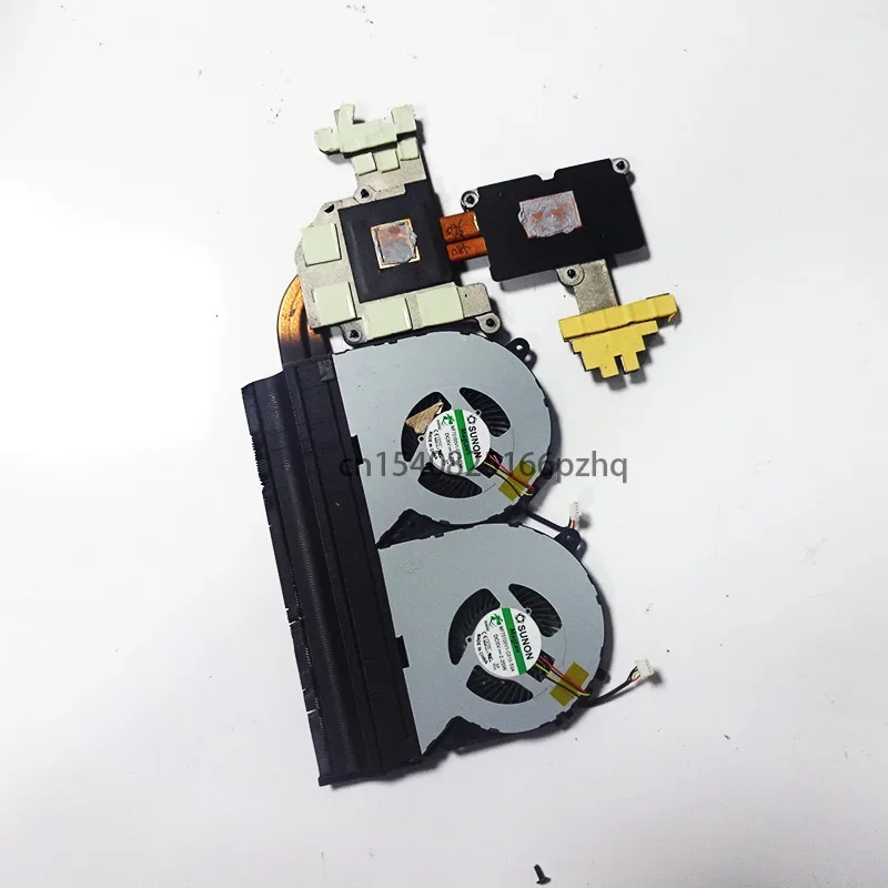 Used Aptop Cpu Cooling Fan With Heatsink For Lenovo Ideapad Y700 Y700-15ISK Y700-15ISE Y700-15IFI AT0ZF0010S0 40K25514