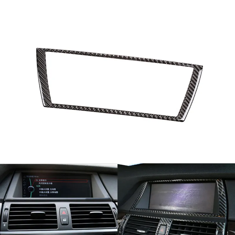 

Автомобильный Стайлинг, Центральная панель из углеродного волокна для BMW X5 E70 X6 E71 2008 2009 2010 2011 2012 2013