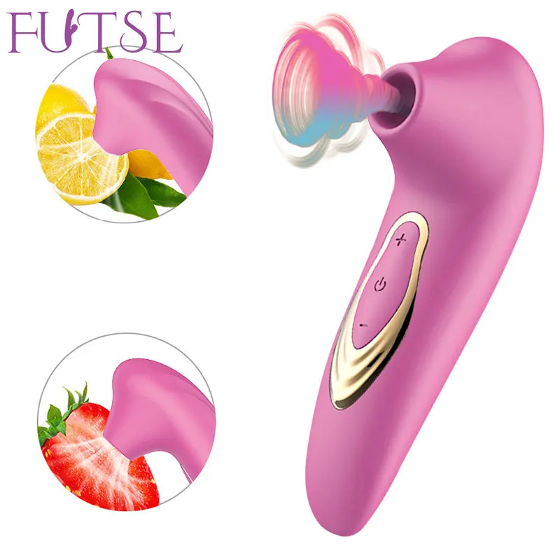 Powerful Sucker Clitoris Sucking Vibrator Female Clit Nipple Oral Vacuum Stimulator Massager Sex Toys Adults Goods for Women