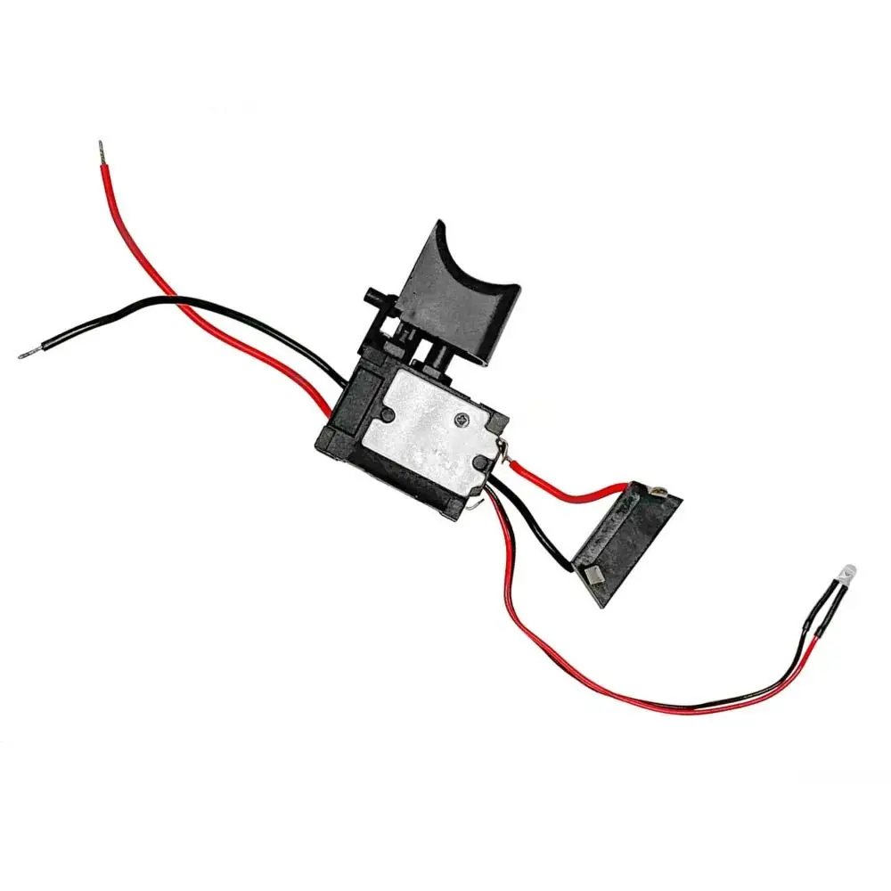 منظم مفتاح إيقاف التشغيل الأسود الجديد مع مفاتيح التحكم في سرعة المصباح زر الزناد الاحترافي الحالي الكبير لماكيتا