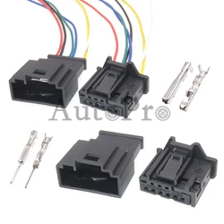 1 Set 6 Hole 1-969490-4 Sunroof Reading Light AC Assembly Socket 6Q0972716 6Q0972706 Auto Rearview Mirror Switch For Audi VW
