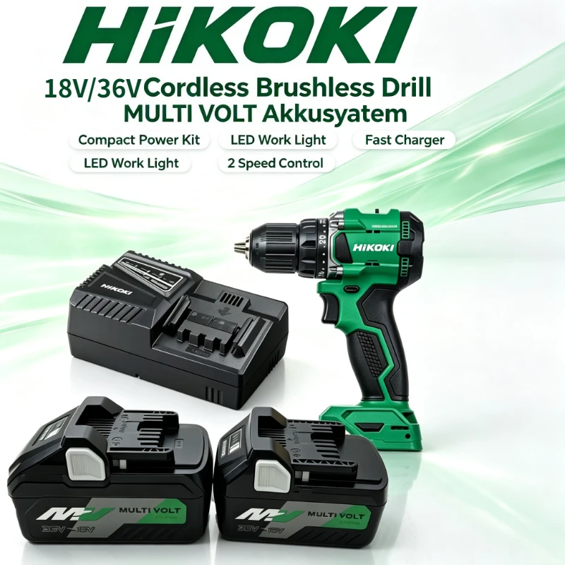 Original HiKOKI BSL36A18 Liion Battery,18V 5.0Ah/36V 2.5Ah Multi‑Volt Battery for Hitachi Cordless Drill Grinder Saw Power Tools