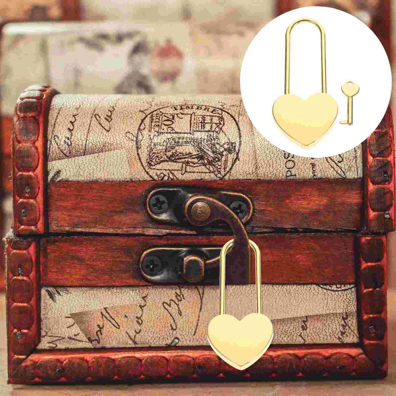 Lockbox Love Charm Necklace Locks with Keys Jewelry Mother Smart Door Ruck Sack