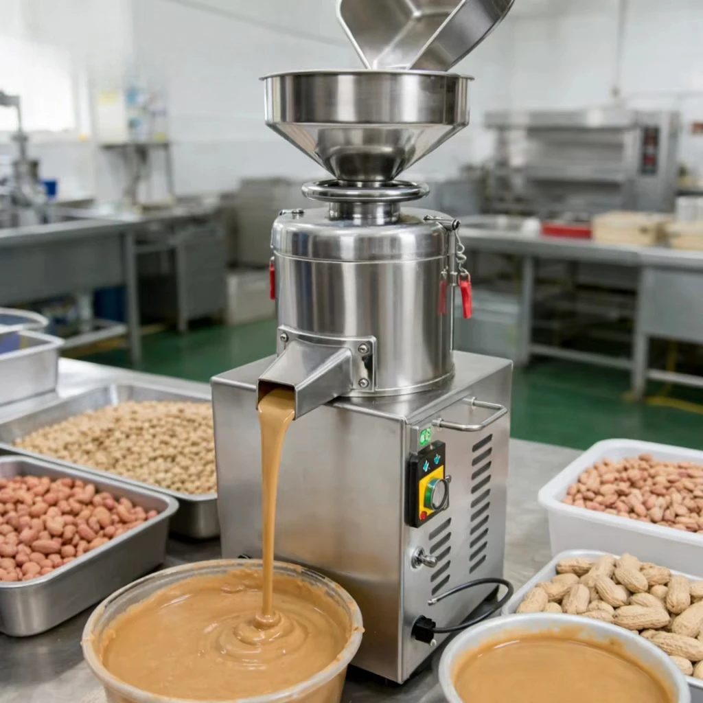 Commercial Nut Butter Making Machine | Peanut Butter Sesame Paste Tahini Grinder Colloid Mill
