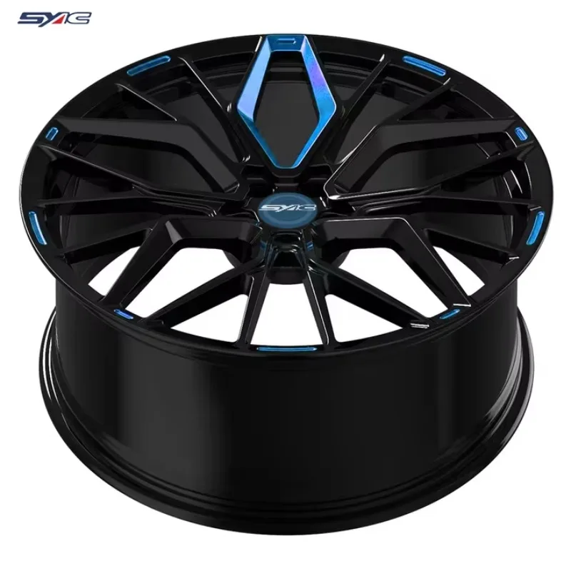 SYAC Factory Direct Sales High Quality Multiple Spoke Customization Aluminium Alloy Forged 18-22 Inch Wheel
