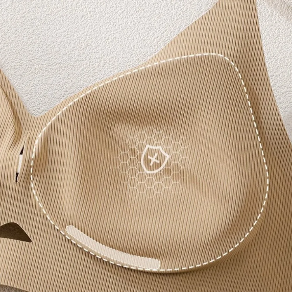 حمالة صدر لاسلكية عميقة على شكل حرف V مضادة للترهل حمالة صدر بدون أثر للنساء ملابس داخلية مجمعة للثدي حمالات صدر بدون خياطة للجري