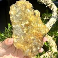 Natural Golden Mica Lepidolite Crystal Slice Polished Stone Slab Reiki Healing Specimen Meditation Home Decor Gifts