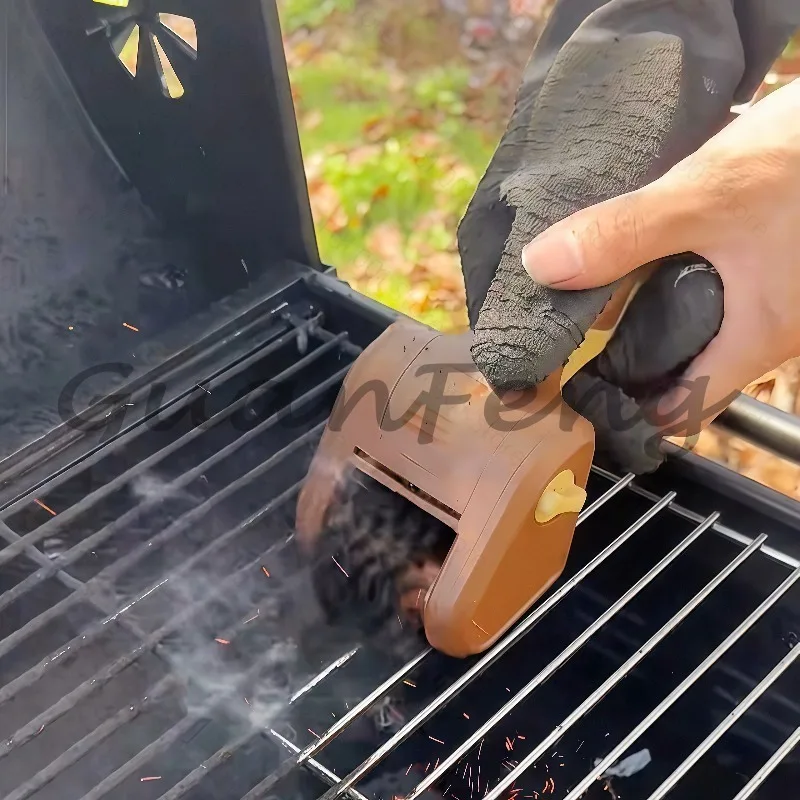 Brushless‑Motor Rotating BBQ Grill Cleaning Brush, New Electric Cordless Barbecue Cleaner Tool