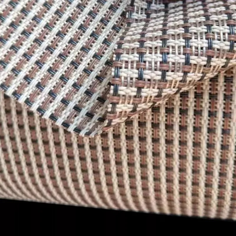 

PVC Warterproof Encryption Teslin Mesh Fabric for Diy Outdoor Beach Recliner Office Chair Breathable Wear-resistant