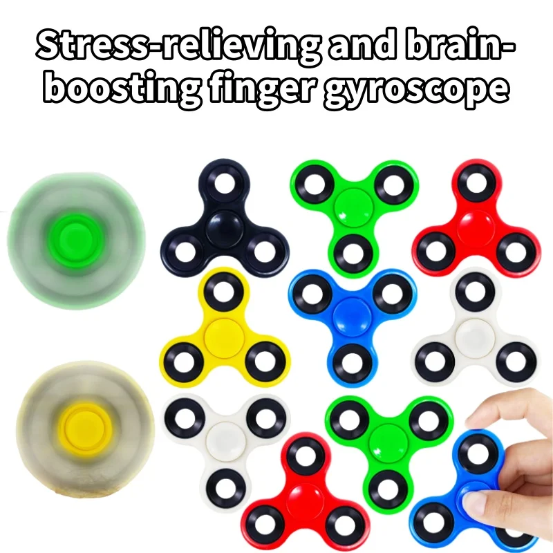 Fidget Spinner, Spinner Trójsłupkowy, Zabawki Palcowe, Spinner Palcowy Antystresowy i Edukacyjny, Kreatywne Zabawki, Spinner Obrotowy