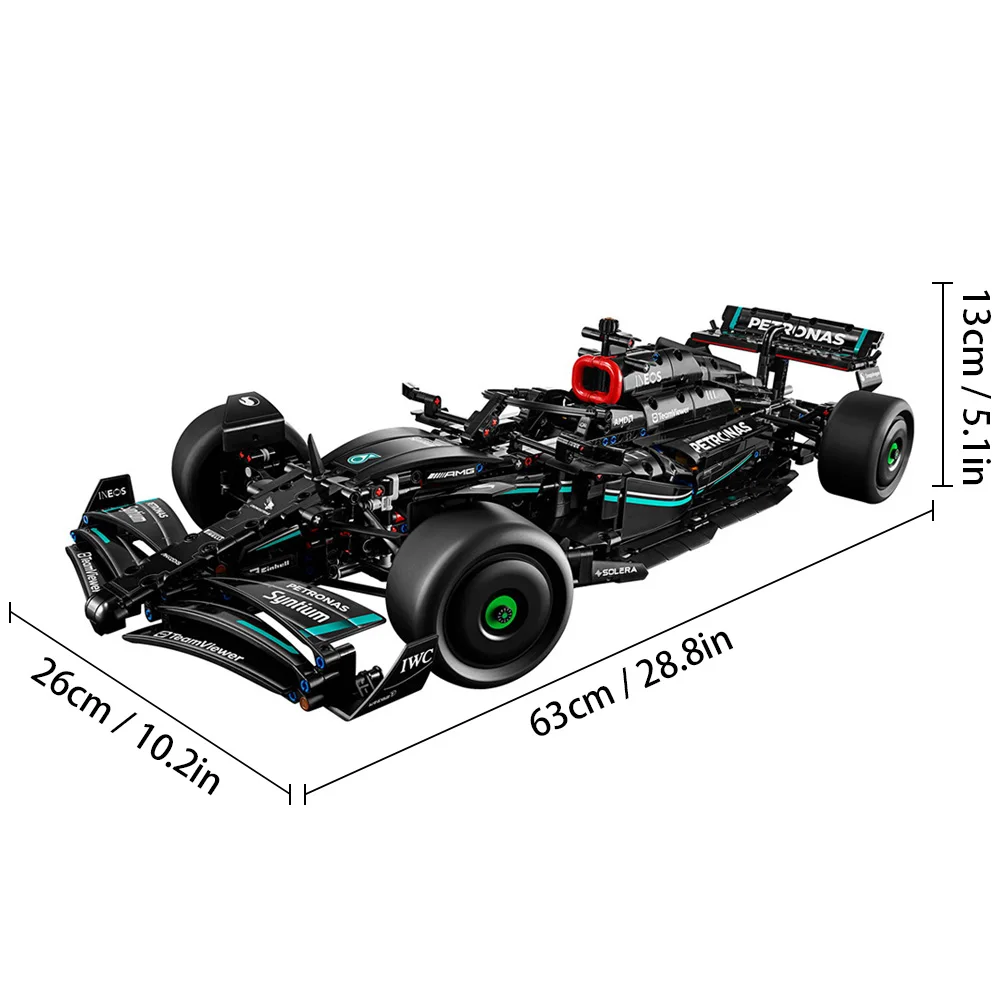 Technical F1 W14 E Performance Race Car 42171 Building Blocks Sets，Scale Model Car Bricks Toys Gifts For Adults Home Decoration