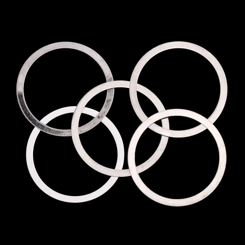 Aluminum Alloy 6pcs Fine Tuning Bike Headset Ring Bike Front Fork Adjusting Washer Bicycle Headset Spacer Spacing Pad Gasket