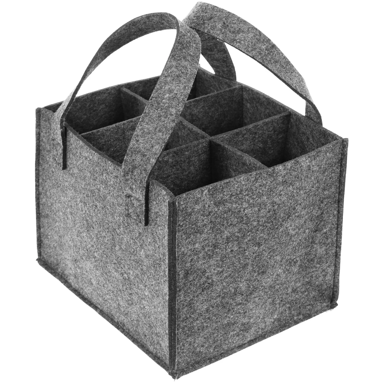 Lightweight Elegant Wine Bottle Bag Sturdy Construction Fine Workmanship Divided Compartments Portable Storage for Home Bar