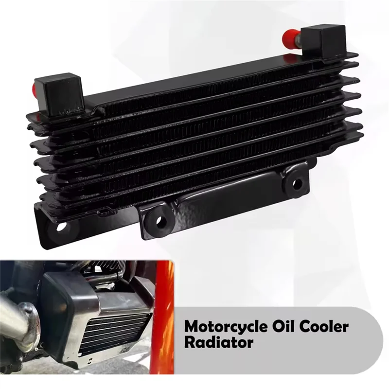 

Oil Cooler Radiator For Street Glide FLHTC Touring Road King FLHR Ultra 2009-2016 Motorcycle Water Tank Adapter