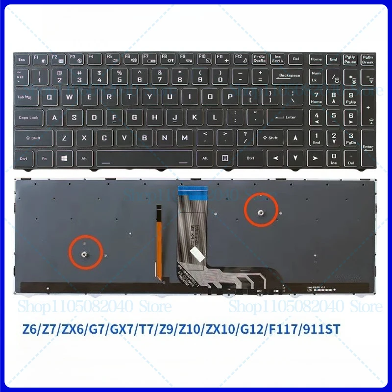 

Клавиатура с подсветкой для HASE GOD GX7 GX8 GX9 ZX7 ZX8 ZX9 TX6 TX7 TX8 TX9 Z7 G8 G9