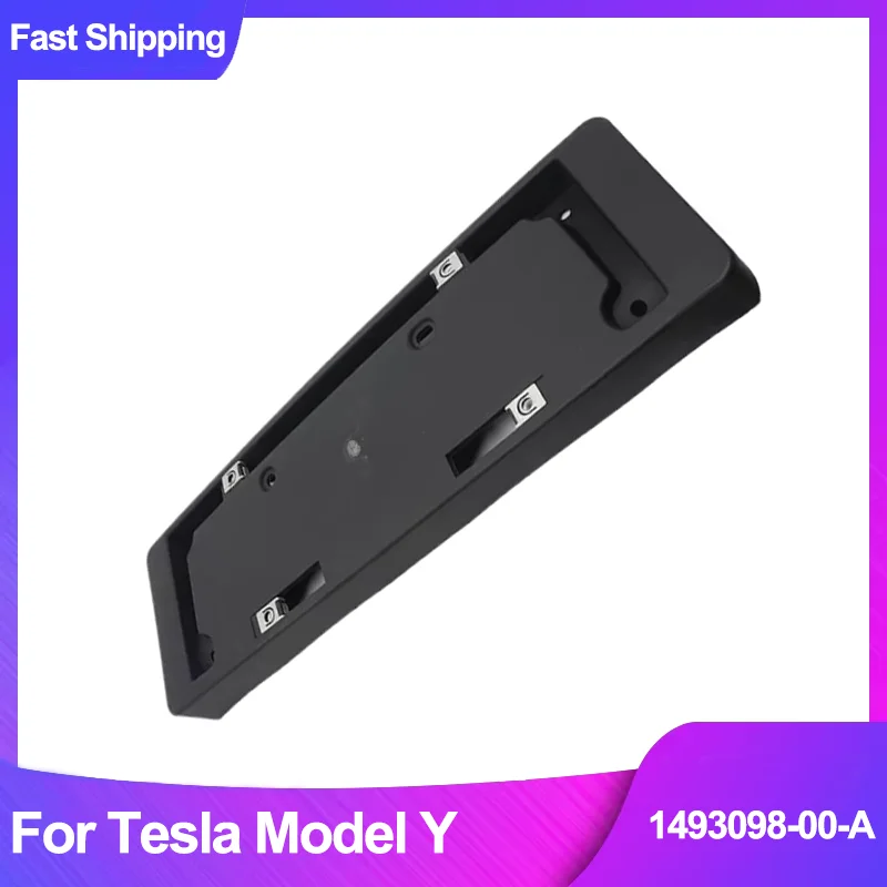 

Front License Plate Bracket License For Tesla Model Y 1493098-00-A Plate Frame License Plate Mounting Base Bracket Parts 1PCS