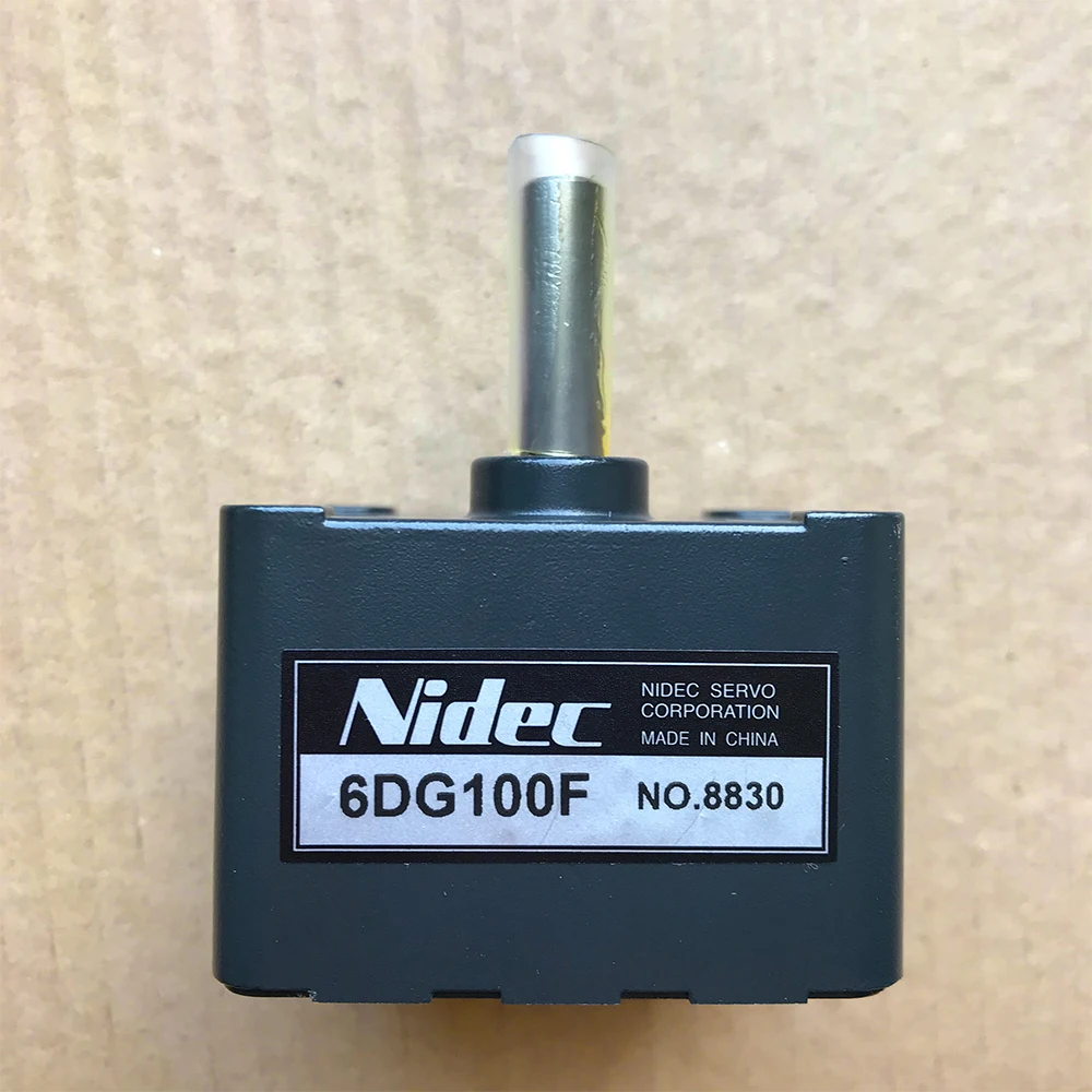 NIDEC reducer 6DG100F is a 61mm outer diameter metal gearbox