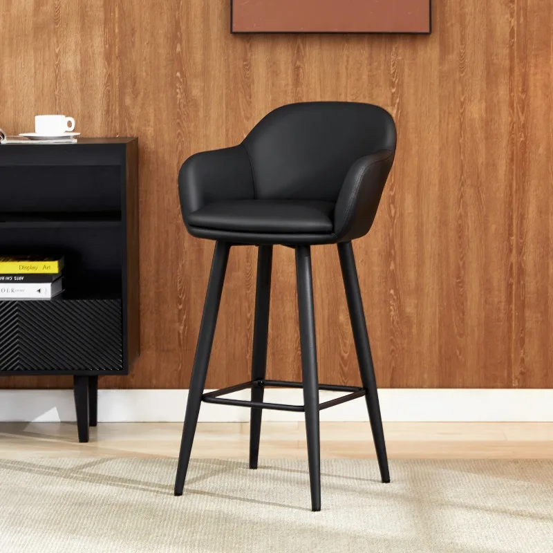 

Height Modern Barstools Accent Reception Desks Office Nordic Metal Bar Chairs Relaxing Comfortable Banqueta Trendy Furniture