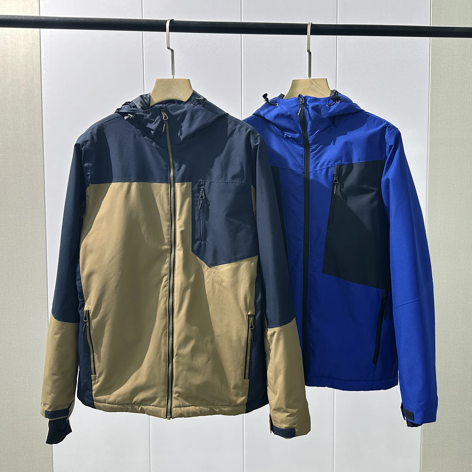 

Мужская зимняя лыжная куртка большого размера, ветрозащитная водонепроницаемая хлопковая куртка с капюшоном для занятий спортом на открытом воздухе, мужская верхняя одежда