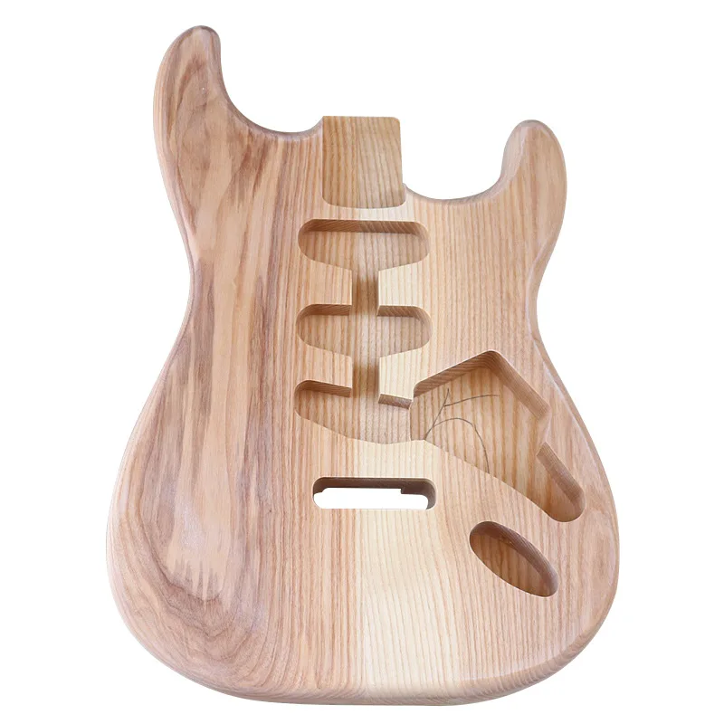 Two piece wooden puzzle, wooden guitar body, electric guitar modification, DIY electric guitar instrument accessories, and guita