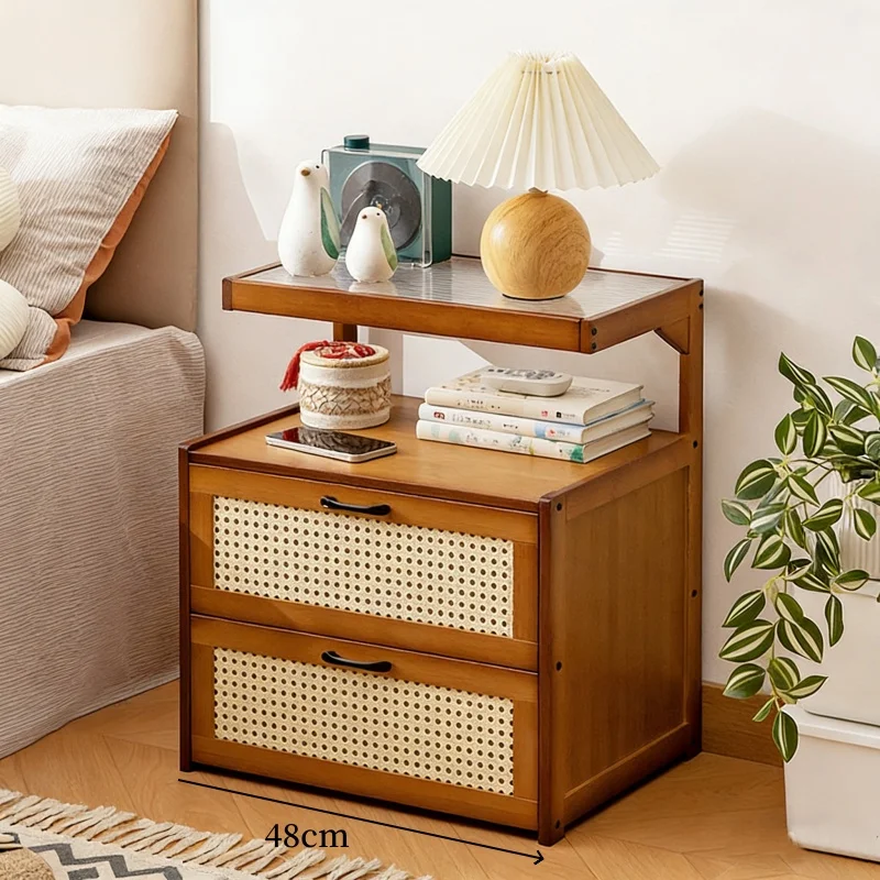 *New Simple Bedside Table Small Household Ultra-narrow Bedside Storage Cabinet Household Bedside