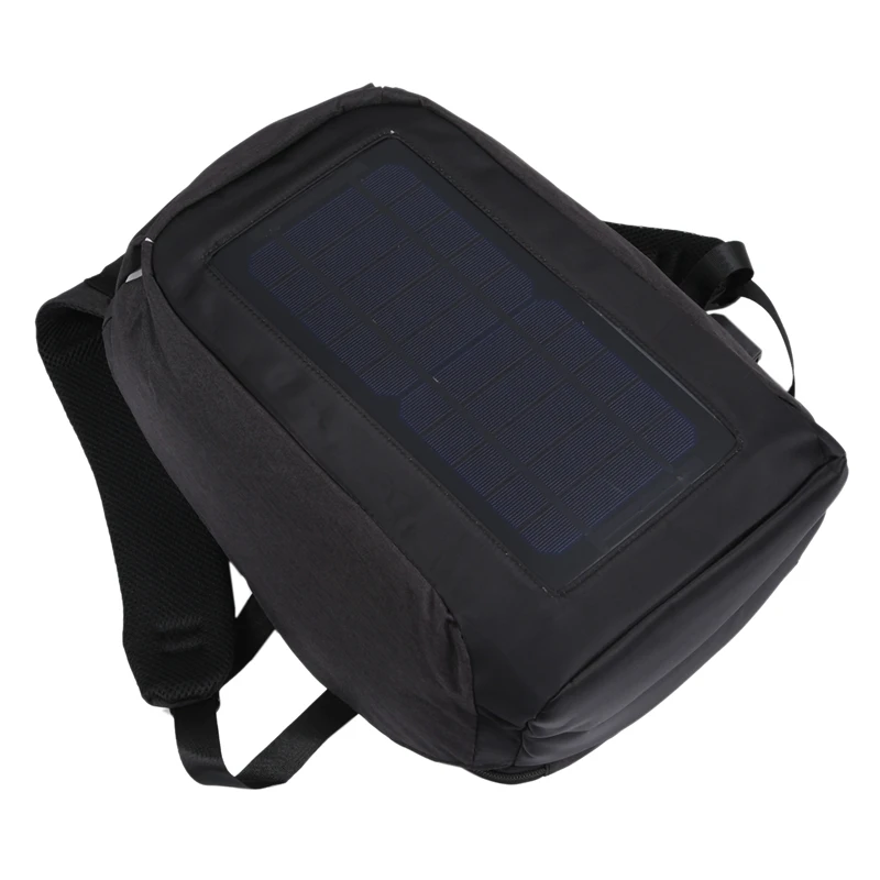 Solar Backpack Anti-Theft Business Bag Travel Backpack Casual Rucksack With Solar Panel Charge For Smart Phone Men Women